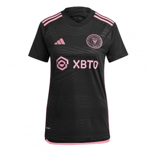 Maillot de foot Inter Miami Lionel Messi #10 Extérieur Femmes 2023-24 Manches Courte